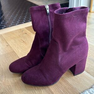 Marc fisher suede sock bootie